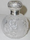 Cut Glass Edwardian Perfume Bottle