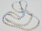 Vendome Faux Pearl Crystol Necklace