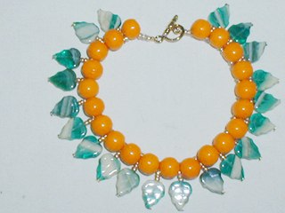 Glass Oranges Bracelet