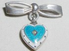 Edwardian Silver Heart Brooch
