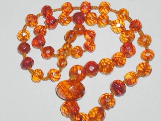 Victorian Amber Bead Necklace