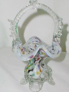 Art Glass Basket