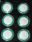 Silver Enamelled Buttons