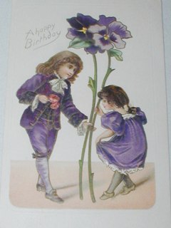 Edwardian Birthday Post Card