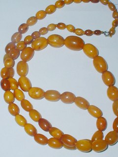 Victorian Amber Beads