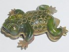 Bakelite Frog Dress Clip