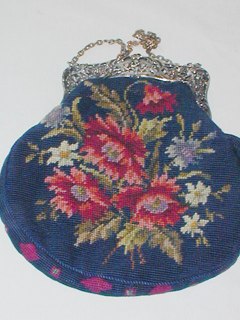 Tapestry Victorian Purse