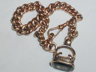 Gold Bracelet & Fob Seal