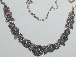 Silver Marquisette Necklace