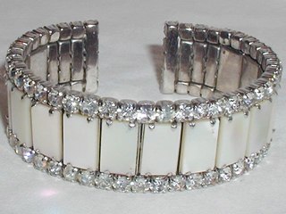 Mother of Pearl Clamper Bracelet