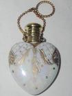 Victorian Lustre Heart Perfume Bottle