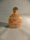 Chinese/Japanese opalescent glass snuff bottle
