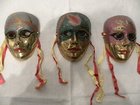 Set of Art Deco Venetian style masks