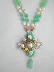 Green Miriam Haskell Necklace