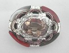 Scottish Silver and Agate Brooch