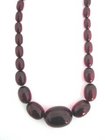 Faux Cherry Amber Necklace