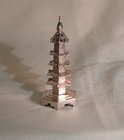 Chinese Export Silver Pagoda Pepperette