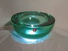 IITTALA Green Art Glass Bowl