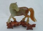 Chinese Carved Jadeite Horse