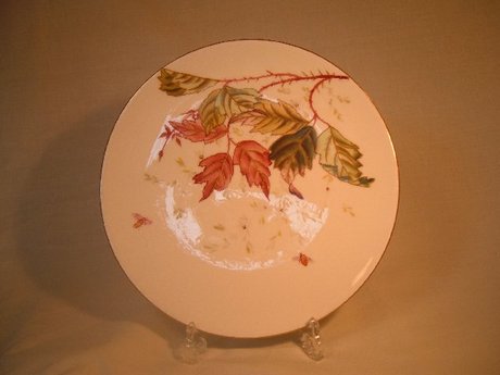 Moore Bros, Longton, Porcelain Plate