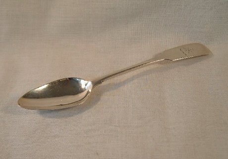 Georgian Irish Silver Dessert Spoon - Arthur Murphy, Dublin
