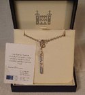 Royal Mint Silver Lariat Chain and Pendant Set with Diamond