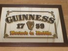 Genuine Large Guinness Pub Mirror