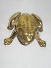 Solid Brass Vintage Frog Ashtray (Peerage England)