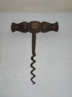 Vintage Wood Handle Corkscrew