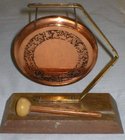 Brass Copper And Wood Gong