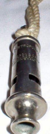 The Metropolitan Police Whistle By Hudson With Original Lanyrd