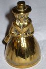 Solid Brass lady Table Bell With Match Striker