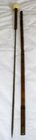 Sword Stick Rare Antique Scrimshaw Ball Handle Sword Stick