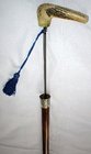 Antique Horn Handle Sword Stick w. Malacca Shaft