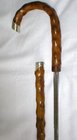 Antique Blackthorn Sword Stick Toledo Blade 1902 Silver Mounts