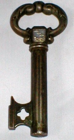 Rare Antique Russian Soviet Corkscrew Key