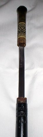 Sword Cane/Sword Stick Antique Collectable 1890 Ebony & Ivory
