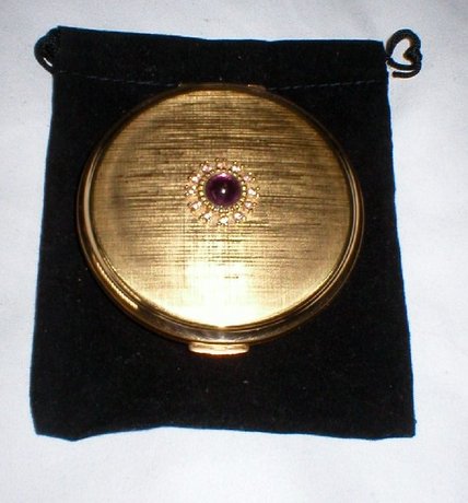 Vintage Stratton Gold Tone Compact Excellent Condition 