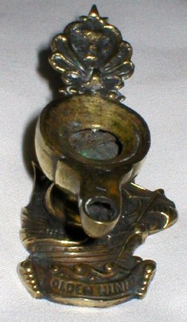 Victorian Solid Brass Golden Hind Incense Burner