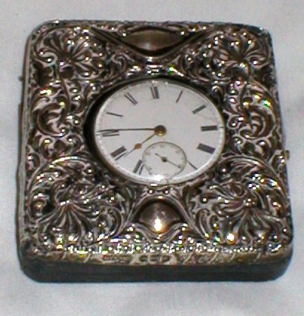 Antique Solid Silver Pocket Watch 1897 + Solid Silver Case 1906