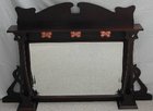 ARTS AND CRAFTS MAHOGANY OVERMANTLE