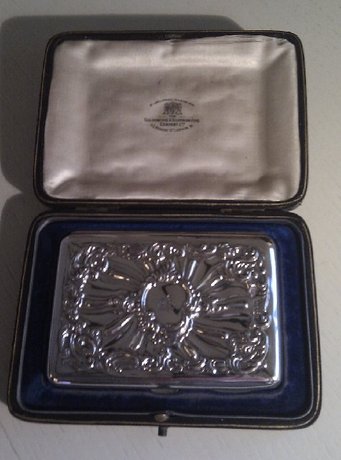 Silver Card Case Goldsmiths and Silversmiths Co 