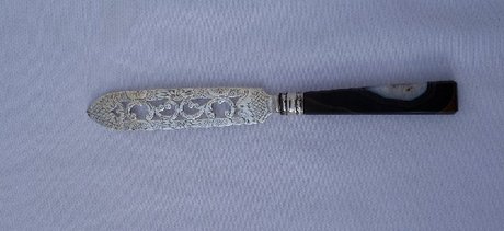 Silver  & Agate Knife 1846