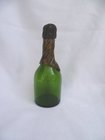 French Bronze Green Glass Perfume bottle c.1860  